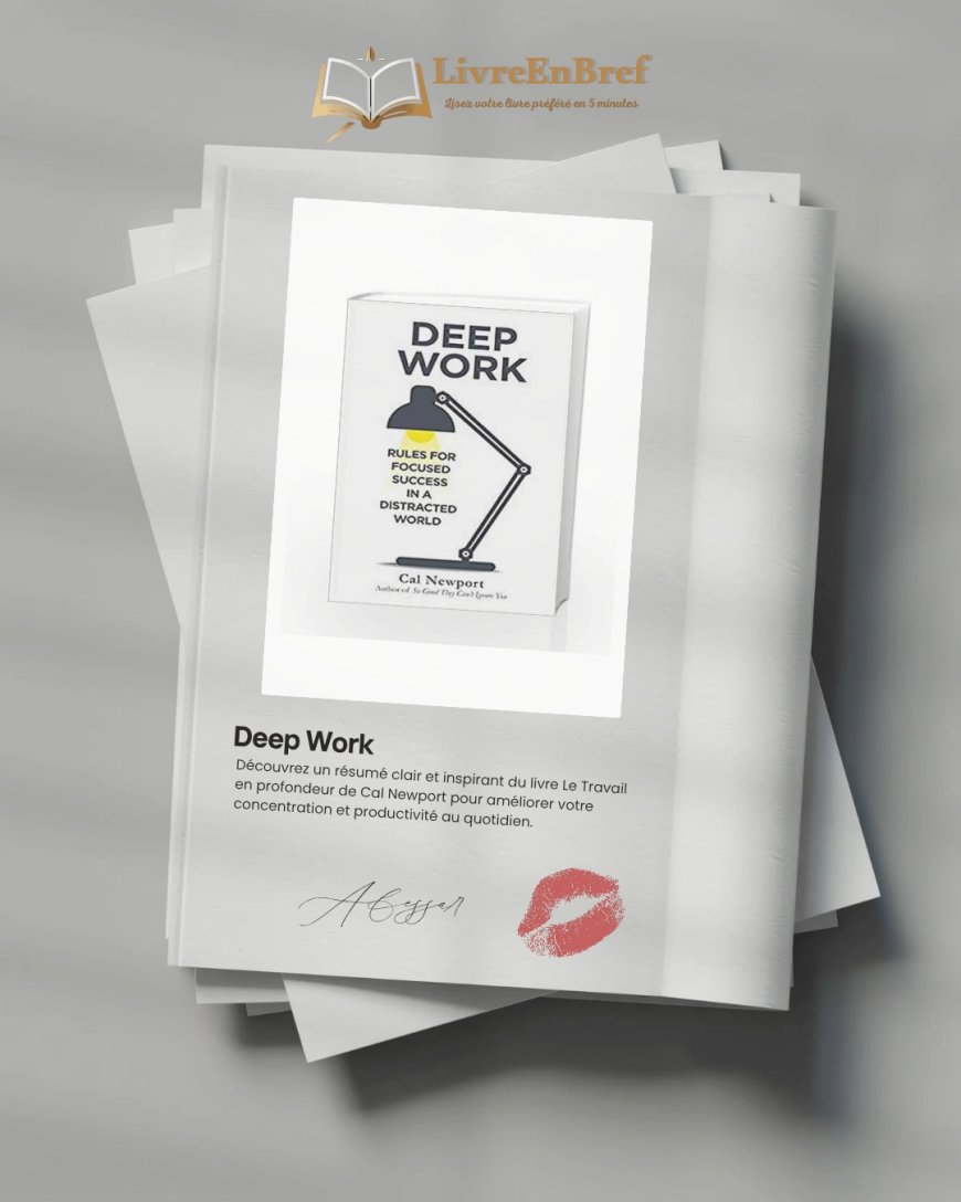 Résumé complet Le Travail en profondeur (deep Work) de Cal Newport