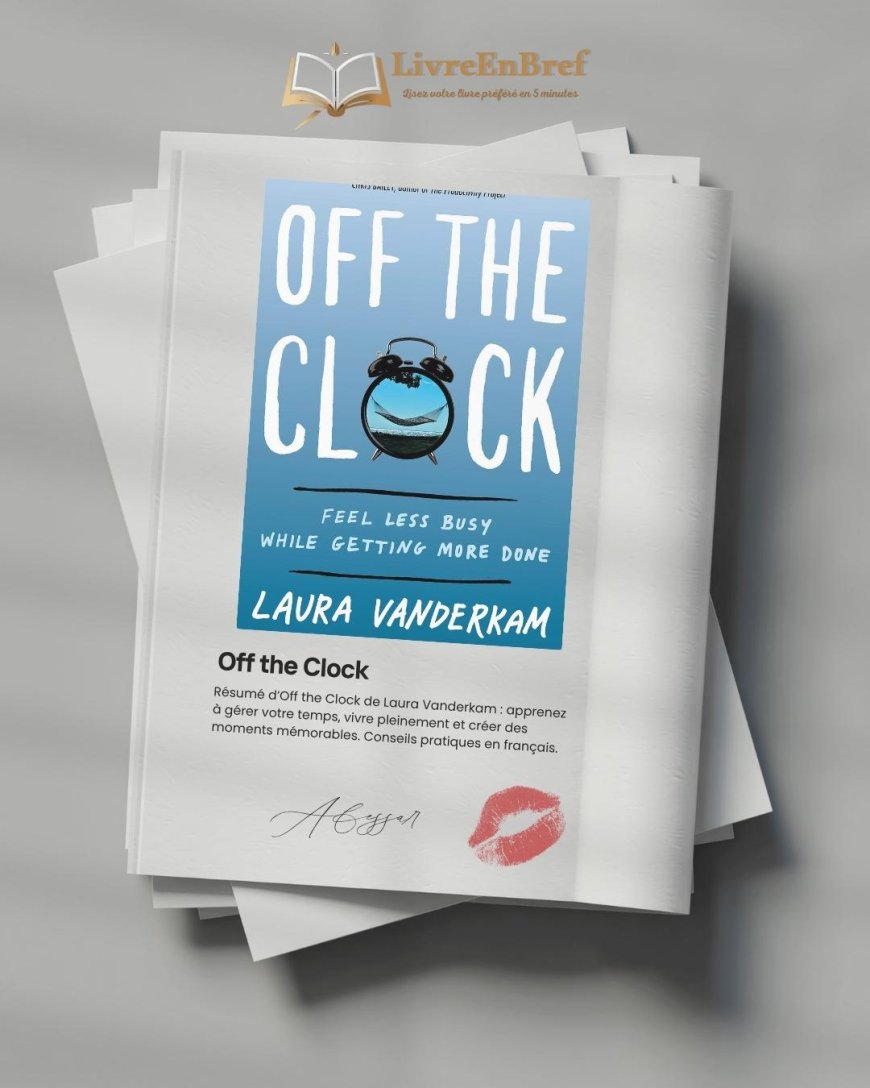 Off the Clock – Résumé du livre de Laura Vanderkam | Vivre mieux grâce à une meilleure gestion du temps