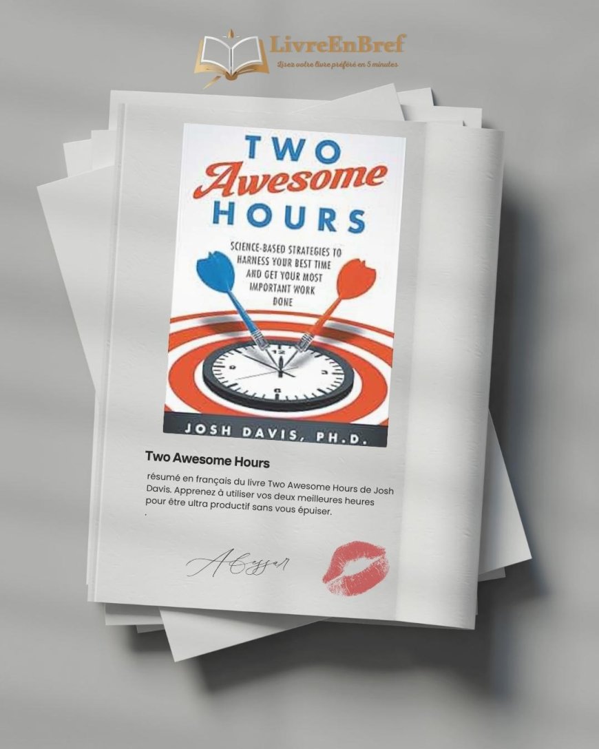 Résumé du livre "Two Awesome Hours" pour mieux travailler en moins de temps