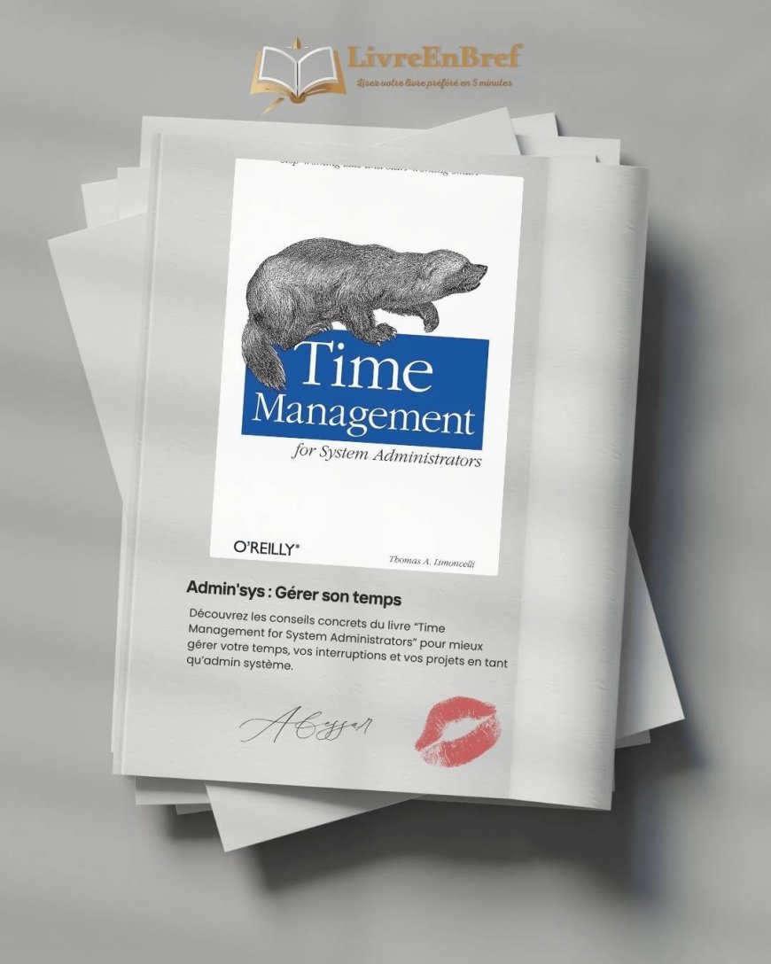 Admin'sys : Gérer son temps – Résumé du livre de Thomas Limoncelli pour les pros de l’informatique